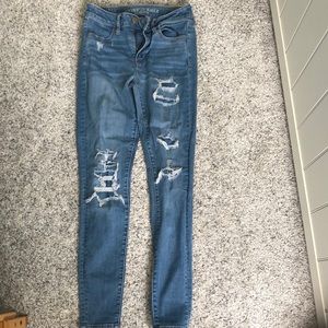 American Eagle outfitters super stretch jeans
